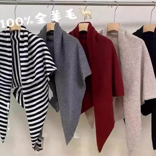 三角巾围巾女冬季2025新款