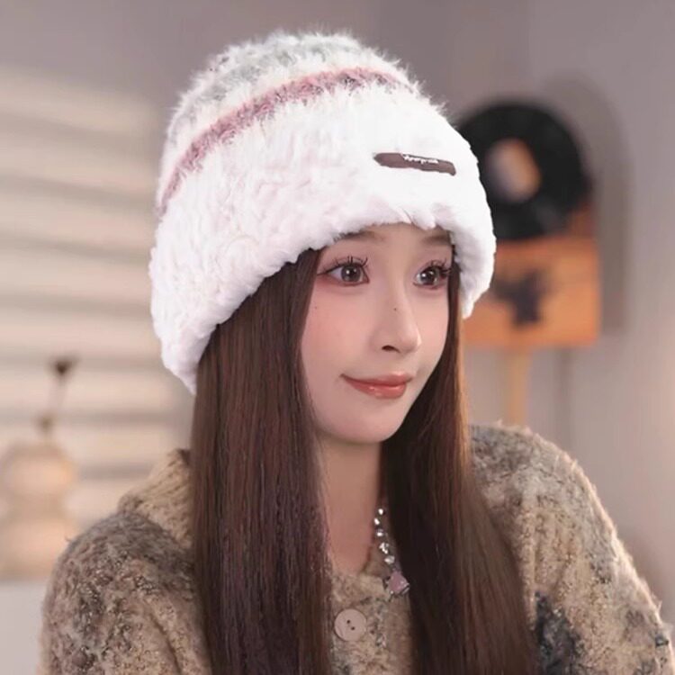 秋冬季保暖护耳韩系针织毛线帽女