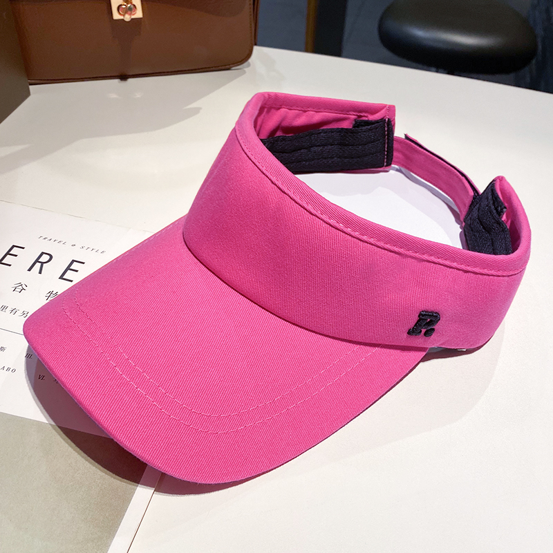 户外运动潮牌字母遮阳无顶帽子