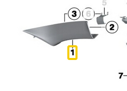 宝马原厂 BMW 新X3 F25 A柱内饰件30i 米色灰色黑色汽车内饰饰件