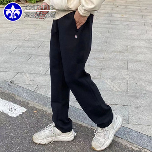 裤 跑步运动保暖直筒裤 子加绒休闲长裤 时尚 子 2025新款 FILA斐乐男士