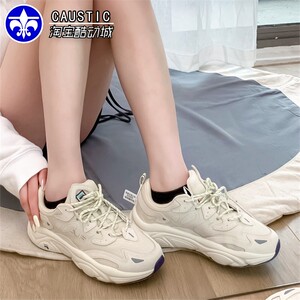 FILA斐乐火星鞋女厚底老爹鞋女跑步休闲情侣鞋男夏季新款运动鞋男