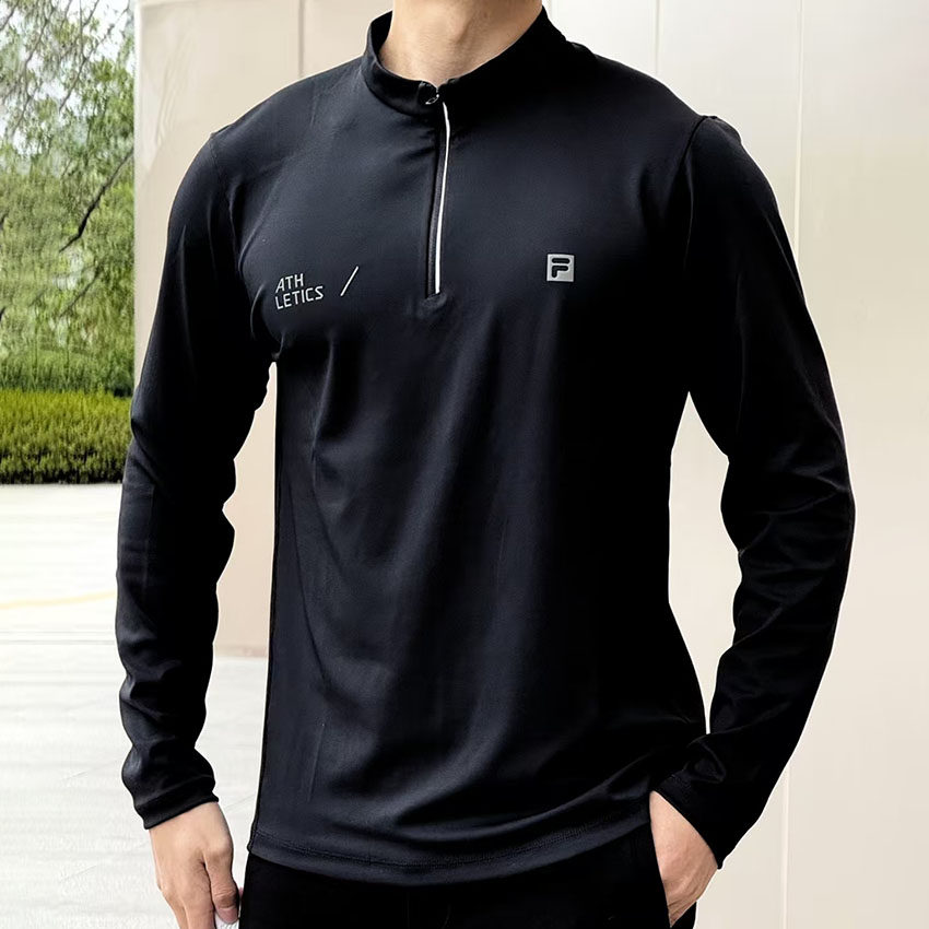 FILA斐乐男运动长袖T恤