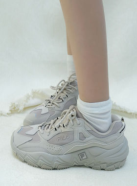 FILA 斐乐男鞋掠夺者2老爹鞋女2025秋冬休闲运动鞋男F12W/M232140