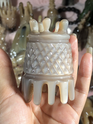 牛角圆筒按摩梳子头部经络头天然疗头皮刮痧洗头专用按摩器送礼