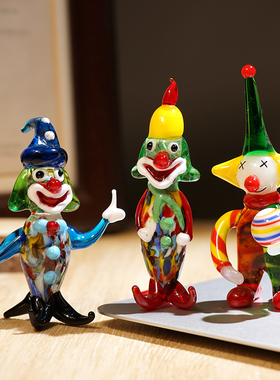马戏团小丑|手工玻璃小摆件