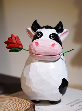 “阿牛哥也是懂浪漫滴”手工木雕