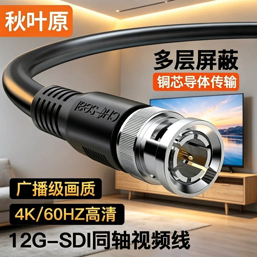 秋叶原12G-SDI线44K高清视频线图片