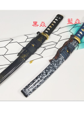 日本武士刀竹刀短刀肋差居合道木刀表演防身剑道道具拔刀剑未开刃