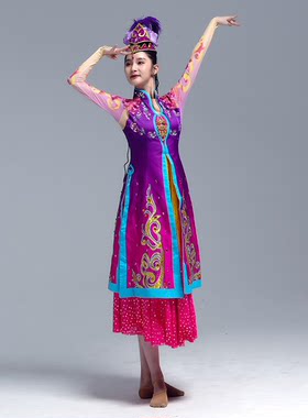 56各个民族服装女蒙古维吾尔藏族彝哈萨克回族傣族舞蹈服饰出租赁
