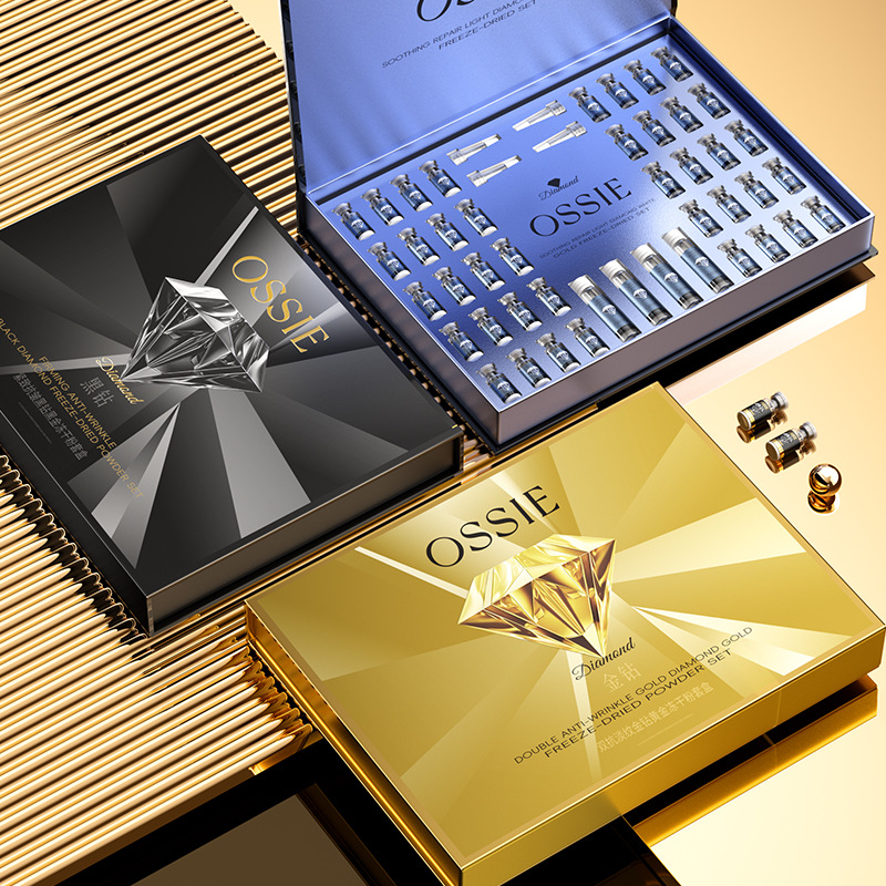 OSSIE淡纹金钻冻干粉套盒
