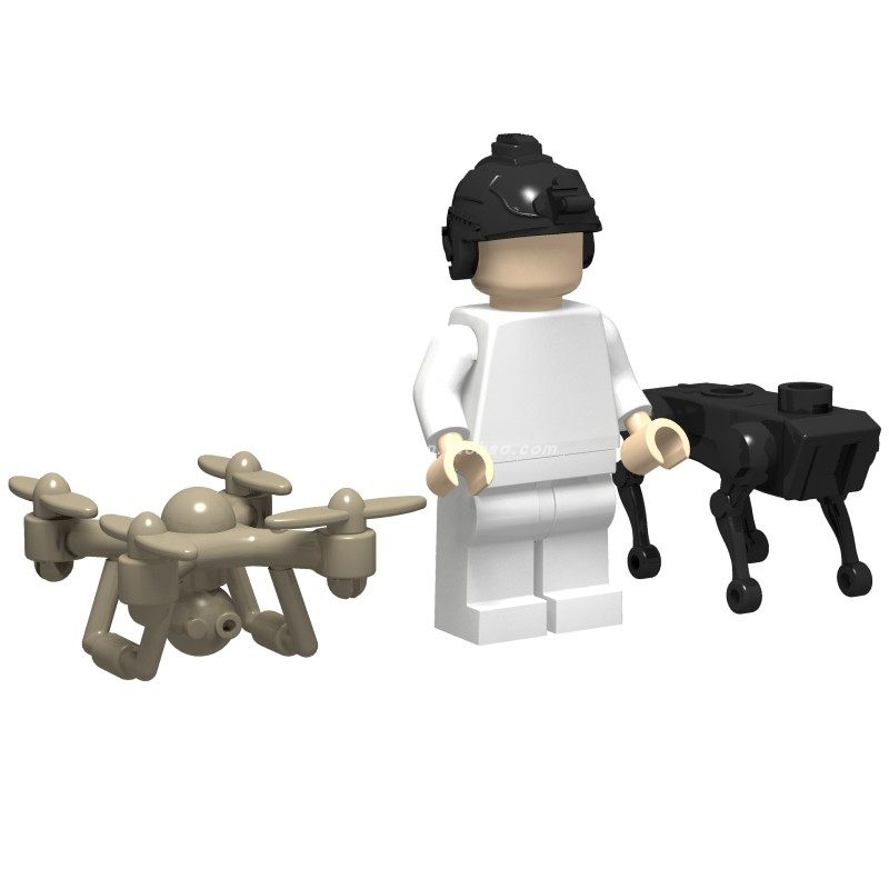 国产小颗粒积木军事人仔场景搭配武器片 无人机 机器狗 积木板件,玩具/童车/益智/积木/模型,普通塑料积木,淘宝优惠券,粉丝福利购,淘宝优惠卷