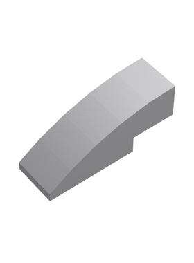 国产MOC拼插积木零件 兼容 50950 1x3弧形砖 10个