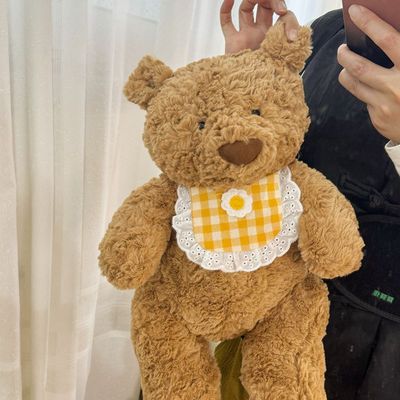 高品质巴塞罗那熊可爱抱睡娃娃