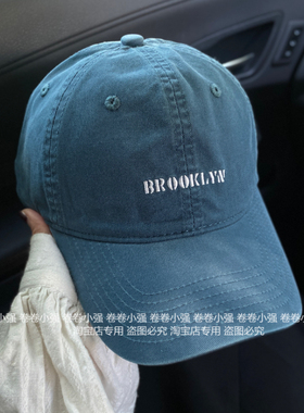 美式字母刺绣遮阳显脸小棒球帽子
