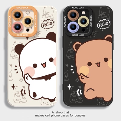 一二布布情侣手机壳多款可选