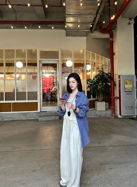 DEBBIE C ‘超百搭万能裤’ 舒适宽松直筒阔腿裤休闲卫裤抽绳长裤