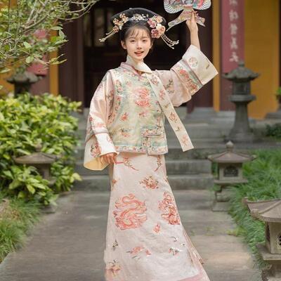 清朝格格服装清汉女国风套装