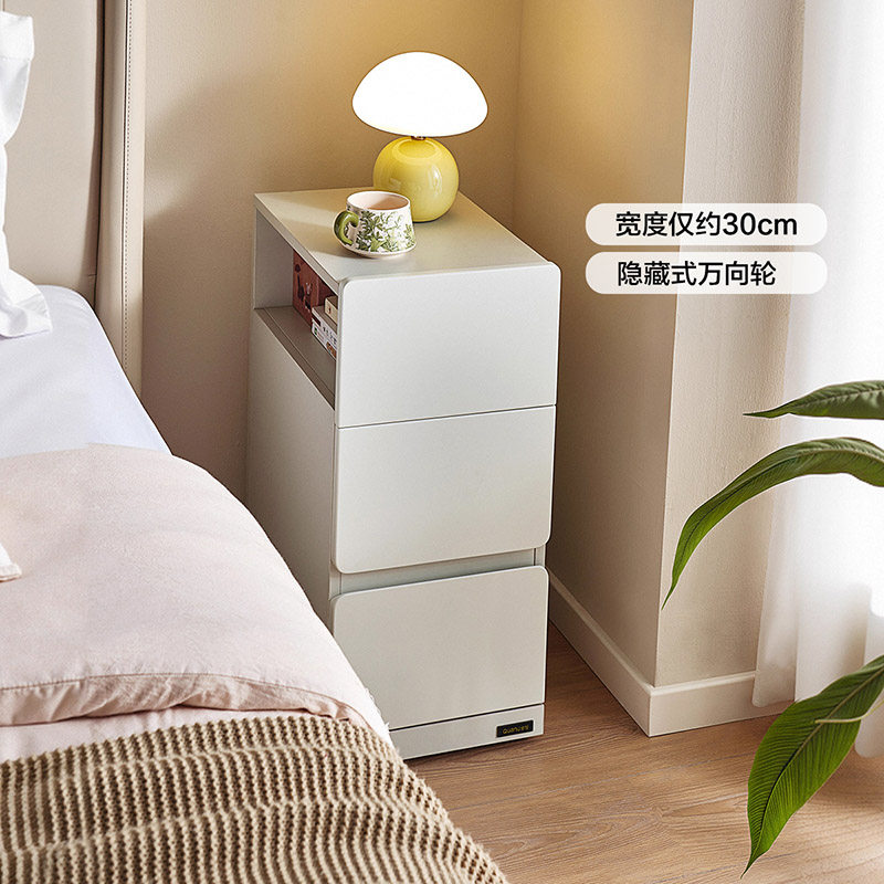 全友家居现代简约可移动床头柜卧室家用小型床边窄柜子国家补贴KD