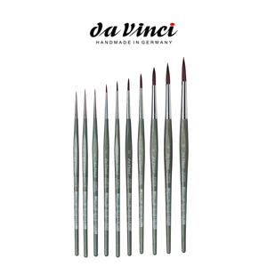 德国da vinci达芬奇363 高级纤维画笔 圆头勾线笔 水彩笔