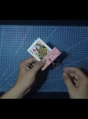 魔术教学 2025超视觉纸牌逃脱皮筋Unshackled by Ebbytones可自制