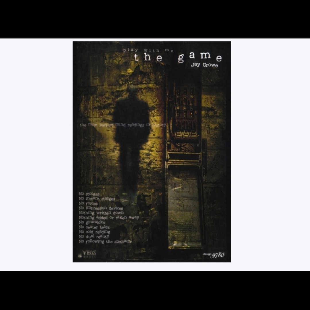 魔术教学 2024超强心灵流程The Game by Jay Crowe 重磅精品 讲义