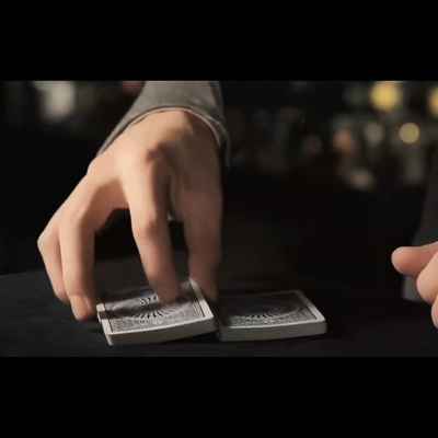 魔术教学 2025纸牌技巧Vernon One-Hand Table Shuffle 巧妙 超值