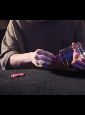 魔术教学 2025筹码穿杯 Chip Thru Glass 年度 舞台演出最佳 单品