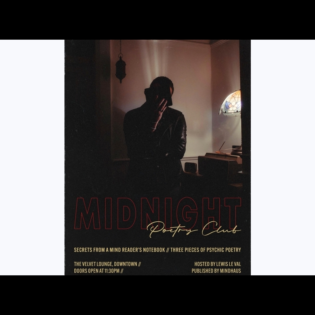 魔术教学 2025中文讲义《心灵的秘密读者笔记本》Midnight Poetry