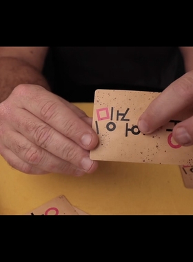 魔术教学 2025《神奇卡片》Squid Cards by Matthew Wrig幽默趣味