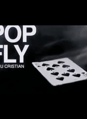 魔术教学 2025实用射牌Bizau Cristian - Pop Fly 纯干货讲解步骤