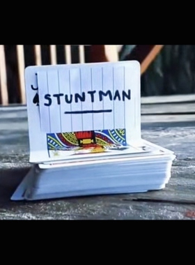 魔术教学 2024超视觉牌变物品Stuntman by Agustin 震撼手法 超值