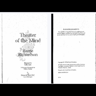 魔术教学 《巴里·理查森的心灵剧场》稀有 读心术 超强思路 讲义