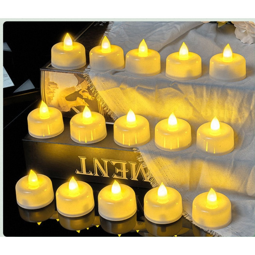 Led电子蜡烛灯生日装饰浪漫表白节日求婚场景派对音乐节氛围装饰