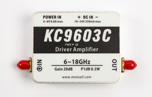 18GHz 实验用驱动放大器 0.3W 6GHz KC9603C 增益模块 中功率