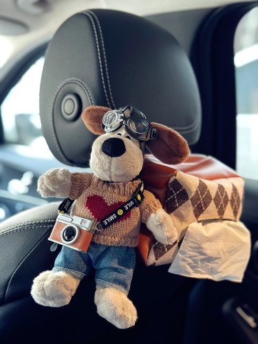 车载纸巾盒抽纸盒卡通