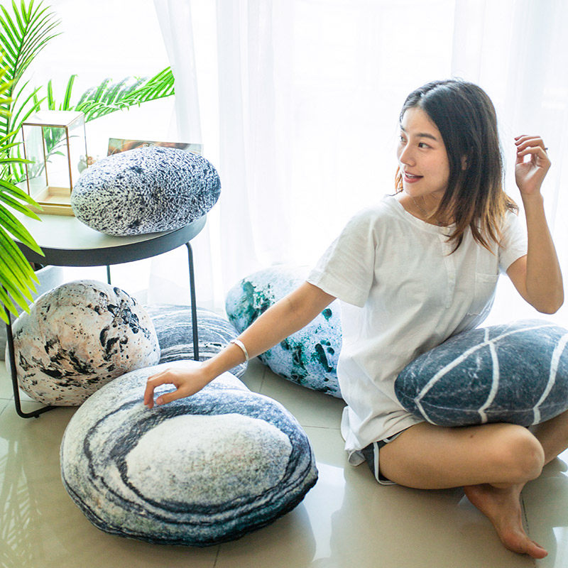 Trend home textile Ode to joy Liu Tao Andy Children's Room photograph Scenery simulation Pebble Pillows Cushion toyin the Home Fabric , Pillow/Pillow  category - from Buy2taobao.com to provide professional Taobao agent buy service