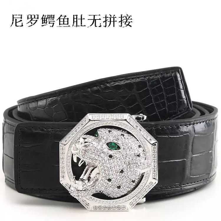 泰国中青年平滑扣商务风皮带