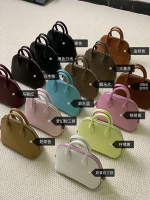 老马家 原厂皮全手工蜡线保龄球 迷你小贝壳evercolor皮多种颜色