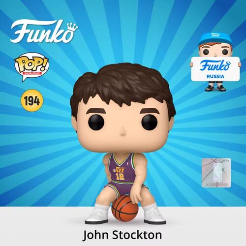 FunkoPOP约翰斯托克顿手办