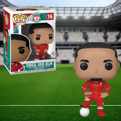 FunkoPOP 足球系列: 利物浦队 - 维吉尔·范戴克圣诞礼物盲盒