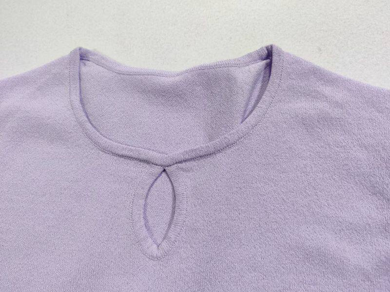 断码特价香芋紫针织高弹无袖纯色圆领套头简约背心