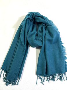 特100%纯羊毛样货睫毛穗蓬松保暖不扎约80*200厘米大围巾披肩