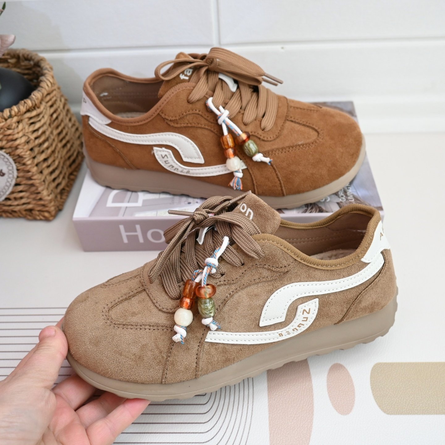 26春老北京新款百搭休闲阿甘鞋轻便舒适肥脚德训鞋复古运动女单鞋,女鞋,时尚休闲鞋,淘宝优惠券,粉丝福利购,淘宝优惠卷