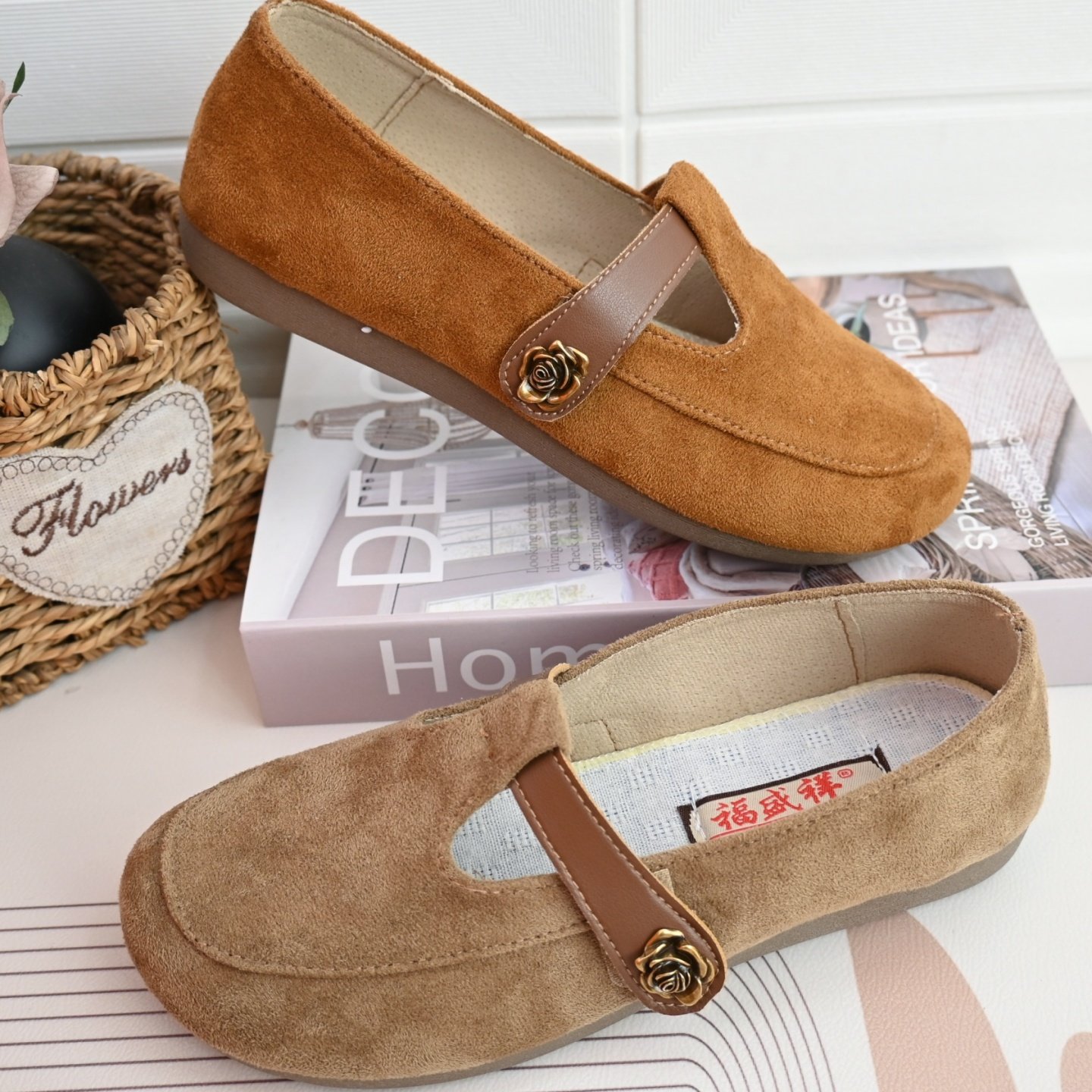 26春新老北京布鞋复古浅口平底玛丽珍百搭软底一脚蹬豆豆鞋单鞋女,女鞋,传统布鞋,淘宝优惠券,粉丝福利购,淘宝优惠卷