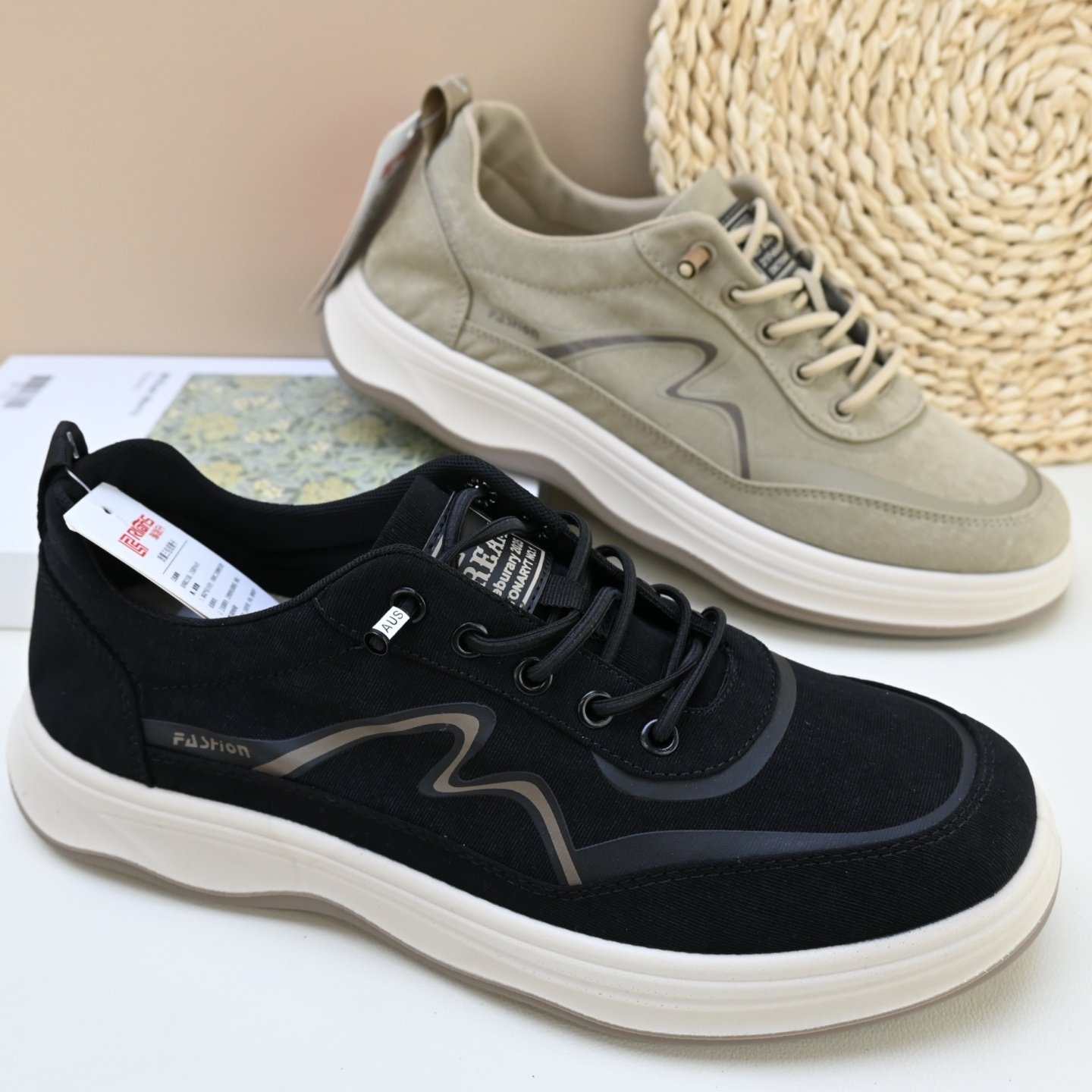 26春季新款老北京布鞋商务休闲舒适软底中老年人健步鞋工作男单鞋,流行男鞋,布鞋,淘宝优惠券,粉丝福利购,淘宝优惠卷