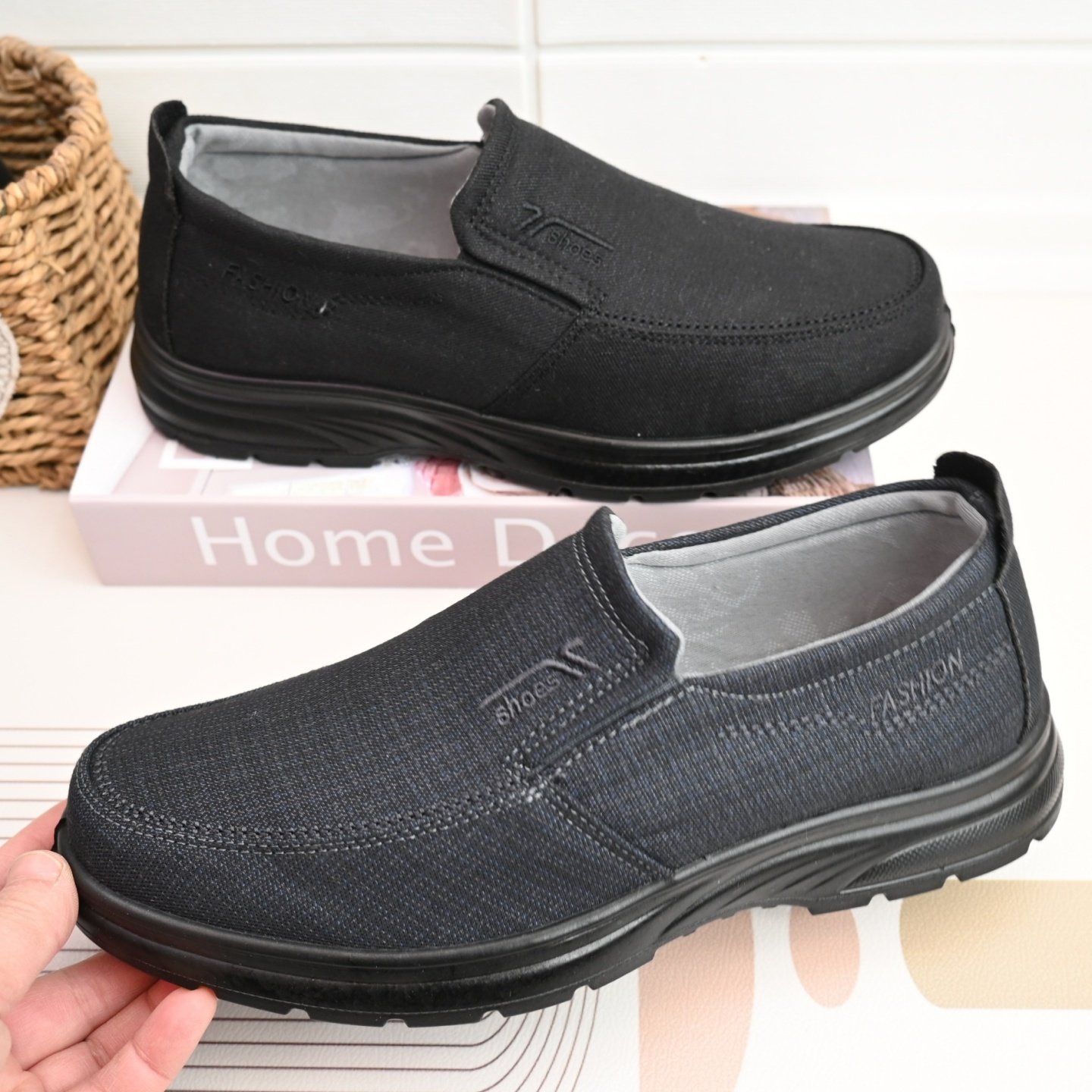 26春秋北京布鞋男休闲鞋中老年爸爸鞋平底男士圆头舒适百搭男单鞋,流行男鞋,布鞋,淘宝优惠券,粉丝福利购,淘宝优惠卷