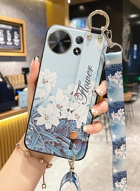 适用华为智选wiko麦芒40手机壳TYH651M-02保护套30硅胶20软壳10全包9防摔11斜挎背带A男女新款挂绳挂脖5G国风