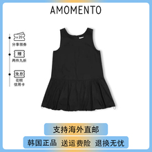 【现货】韩国正品amomento背心花苞裙Jennie同款小个子无袖连衣裙