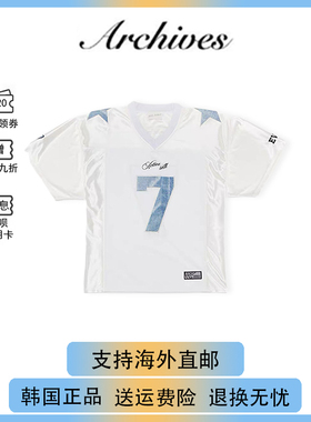 【现货】韩国2000archives球衣newjeans易梦玲同款网面拼接7短袖